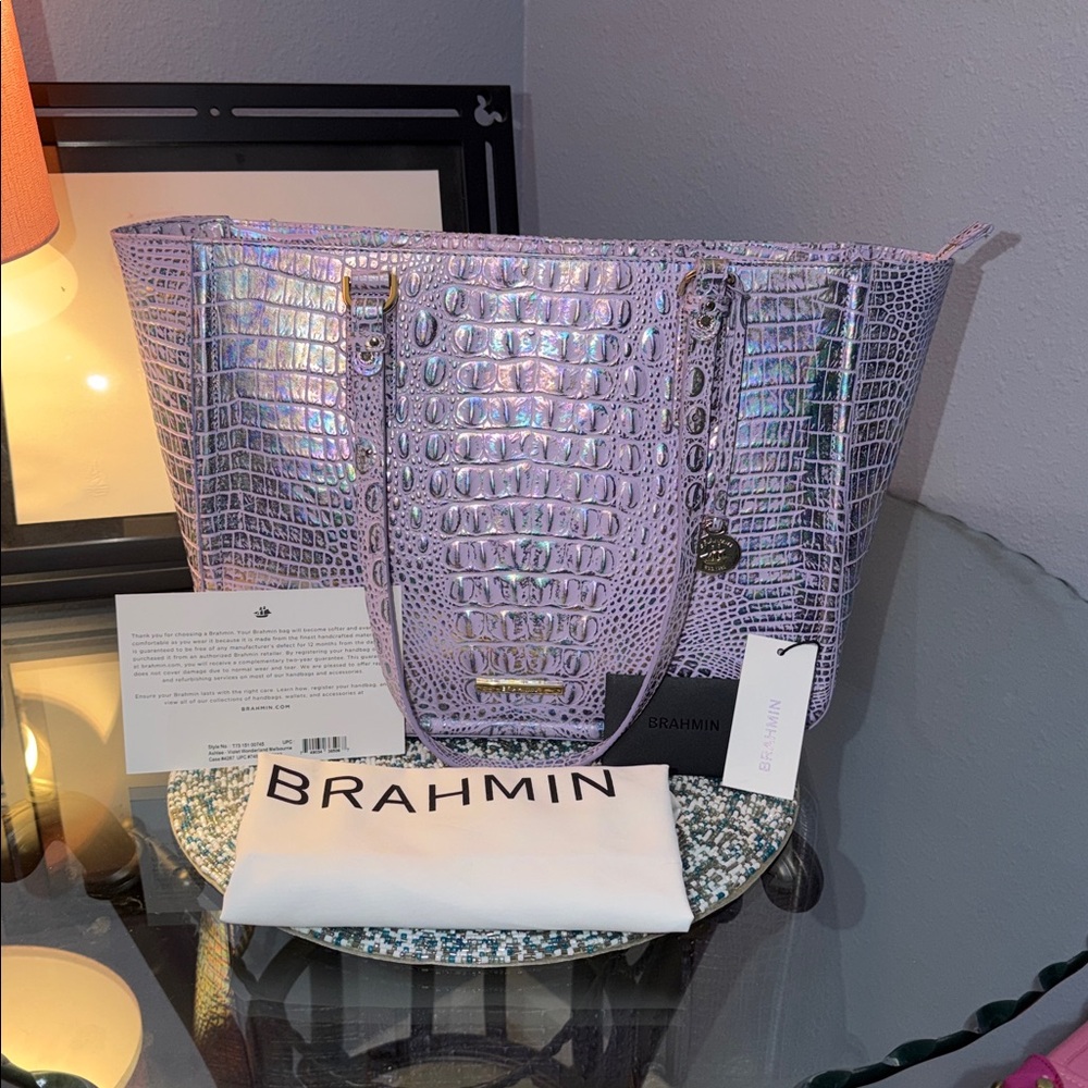 Brahmin Ashlee Tote Violet Wonderland Melbourne